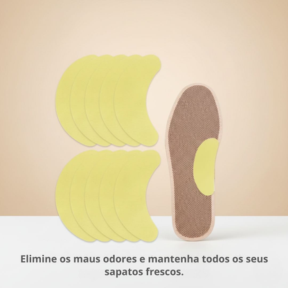 Autocolantes para sapatos | Adeus ao mau cheiro e à humidade (10 unidades)